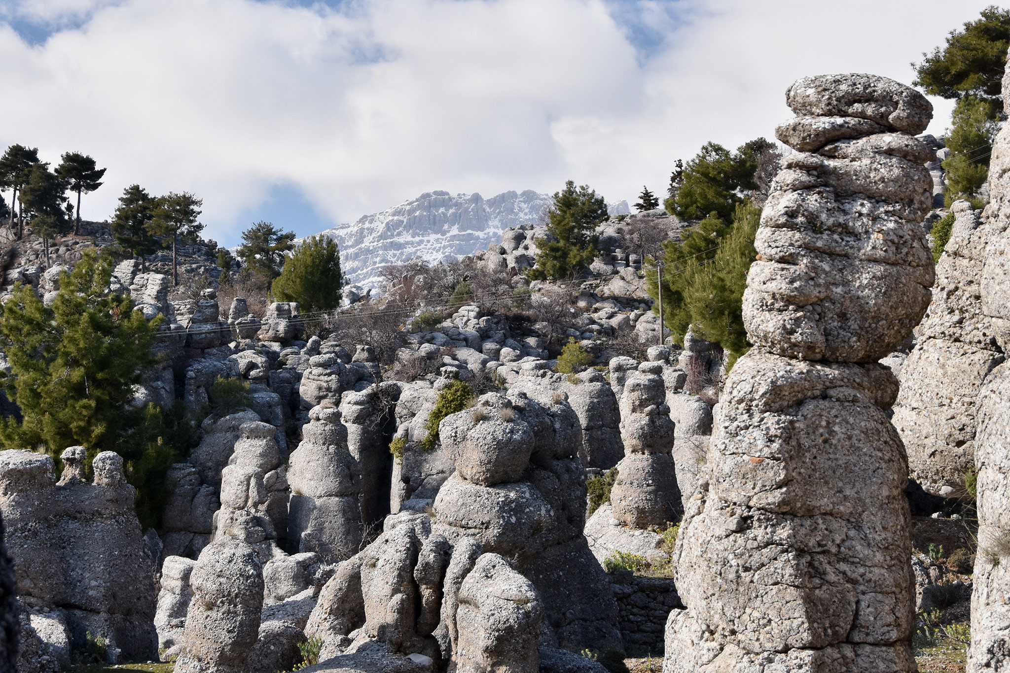 Giants and dwarfs plateau valley, Altinkaya (Antalya)